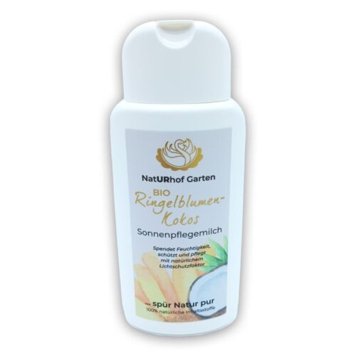 SOMO NatURhof Garten Bio Ringelblumen Kokos Sonnenpflege Milch