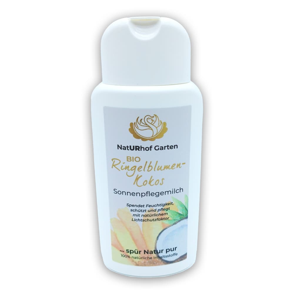 SOMO NatURhof Garten Bio Ringelblumen Kokos Sonnenpflege Milch